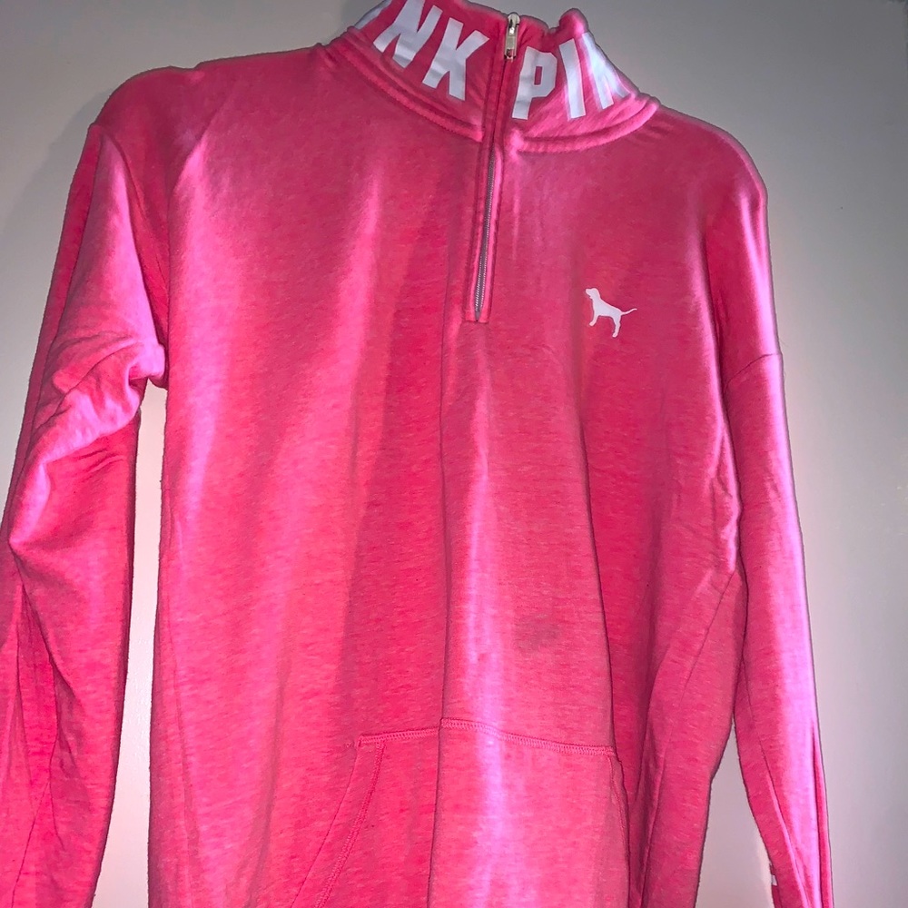 Quarter zip up sweater